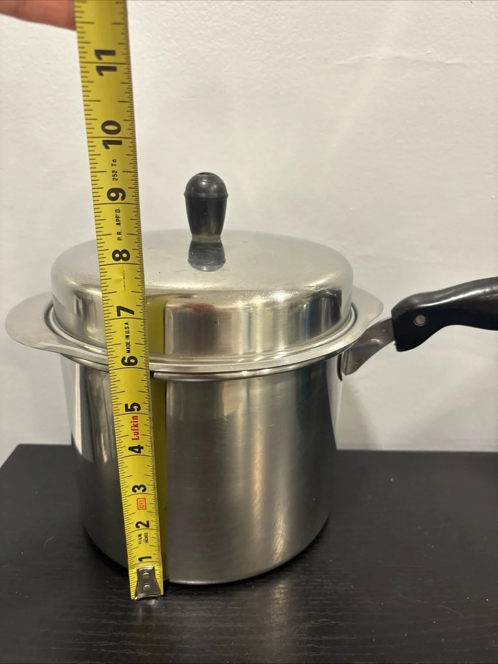 Vintage aluminum double boiler 3 peice set cookware